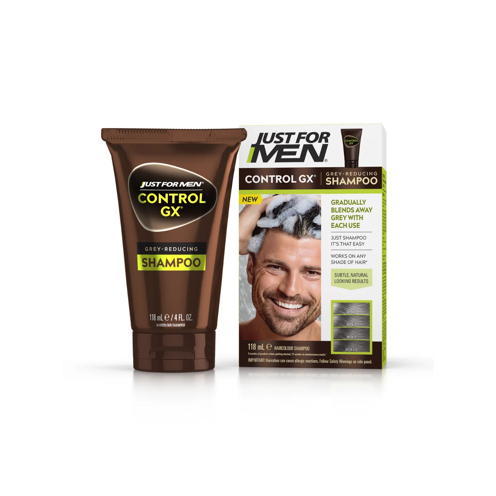 Just For Men Control GX® Grey-Reducing Shampoo 118ml - Image 2