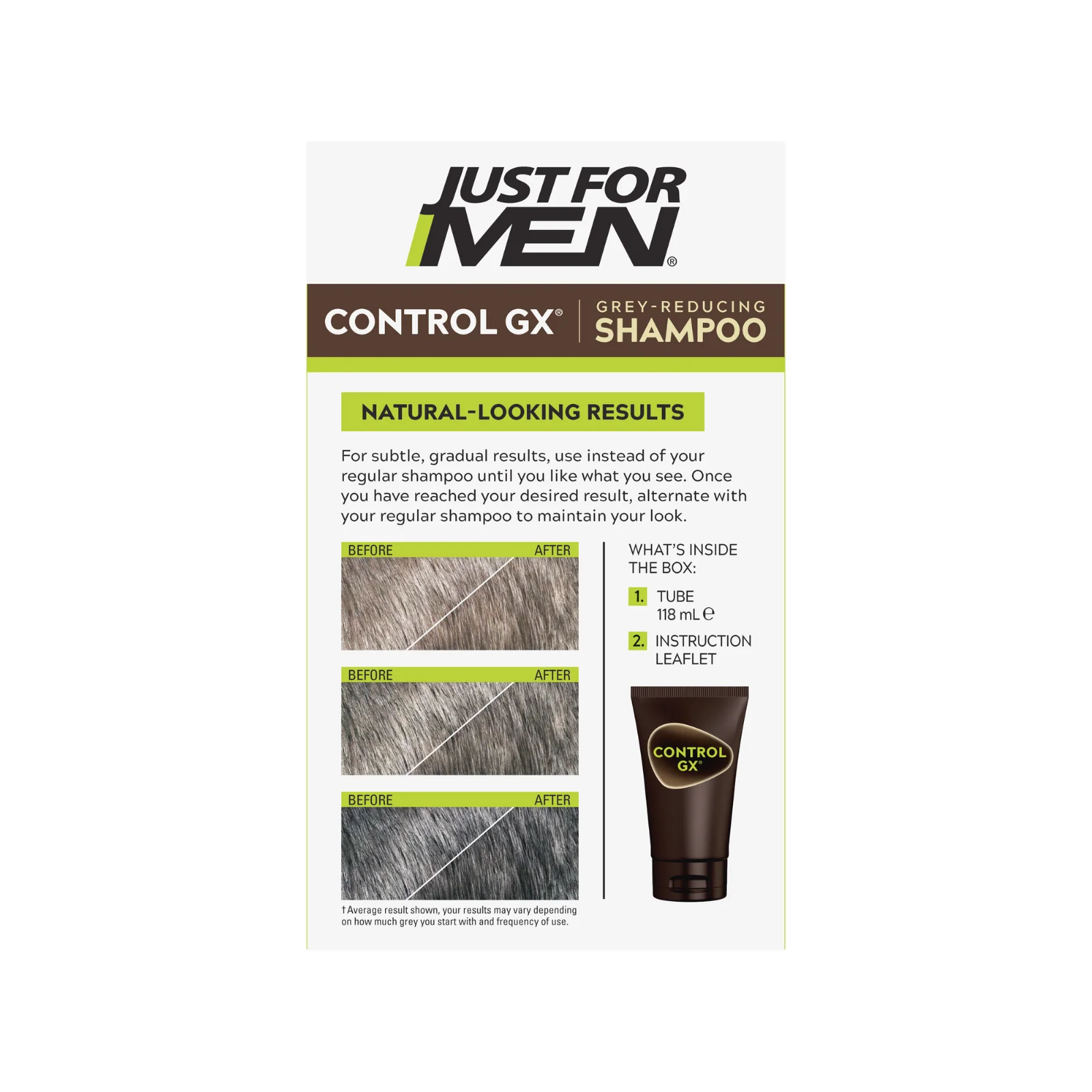 Just For Men Control GX® Grey-Reducing Shampoo 118ml - Image 4