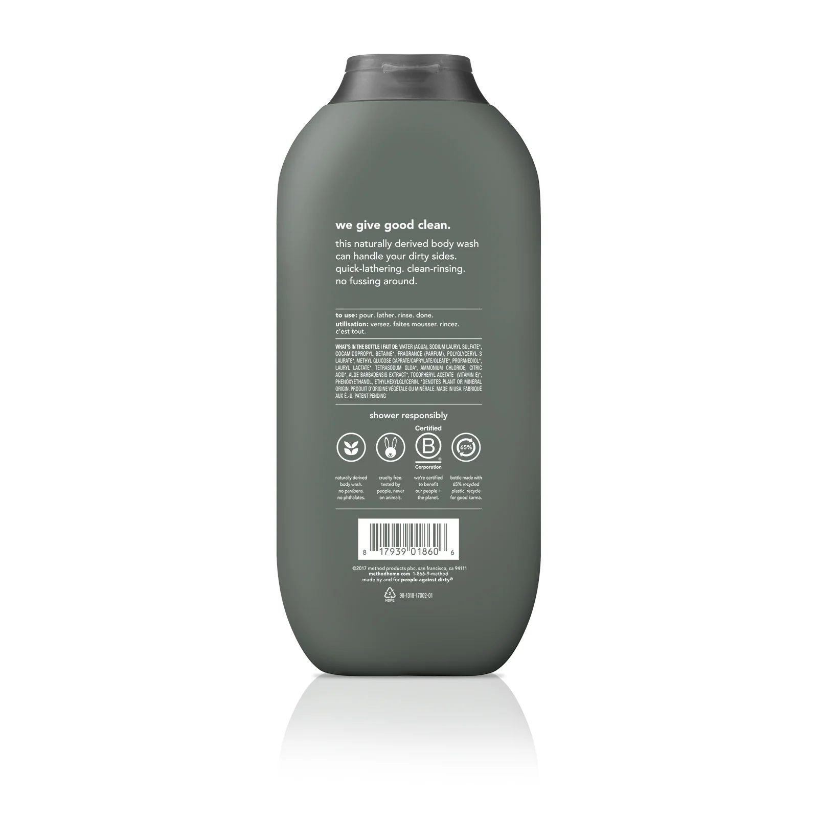 method body wash 532ml - cedar + cypress - Image 3