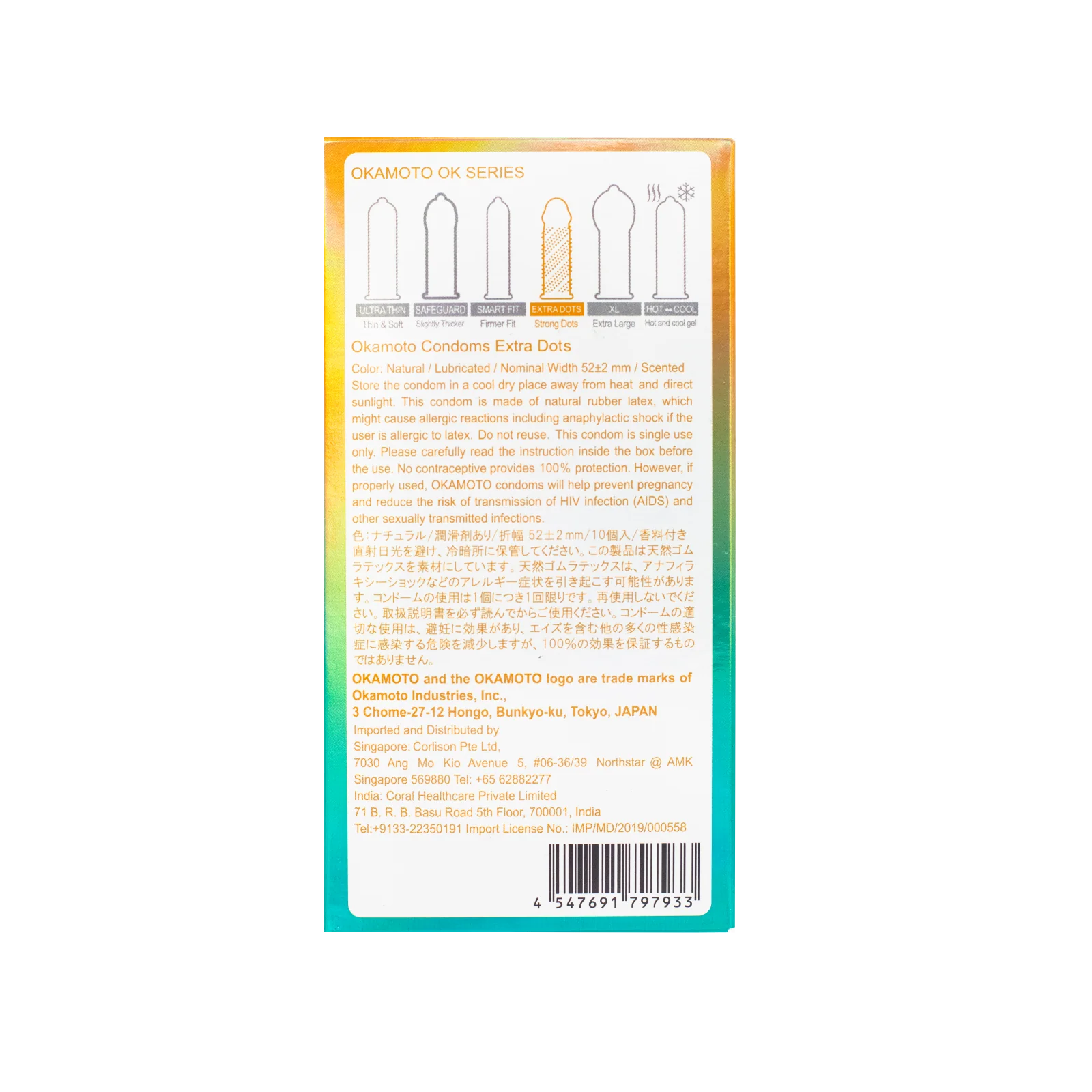 OK Extra Dots Condoms 10s - Image 12
