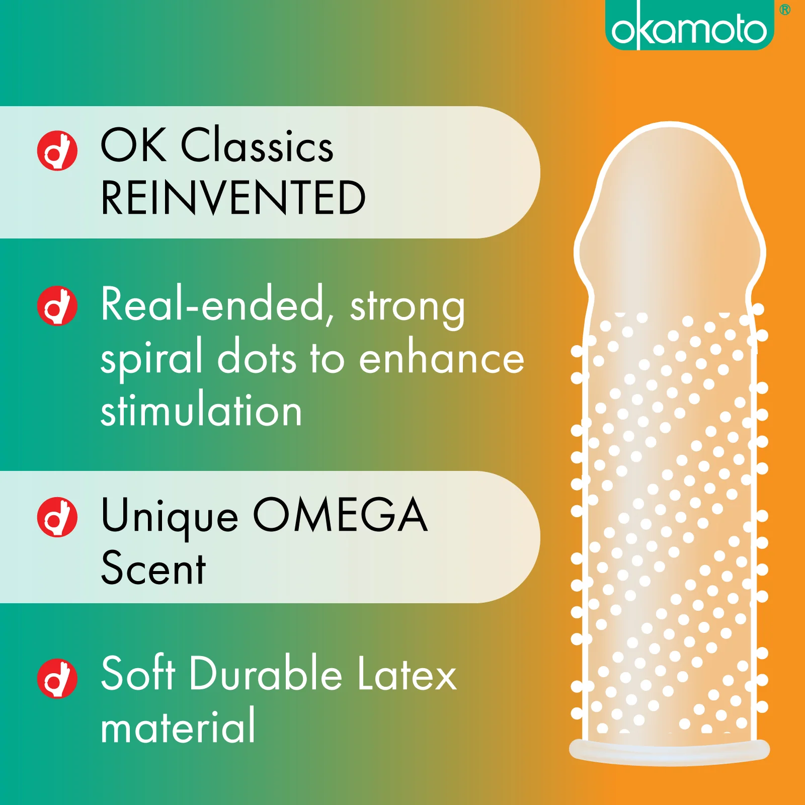 OK Extra Dots Condoms 10s - Image 3