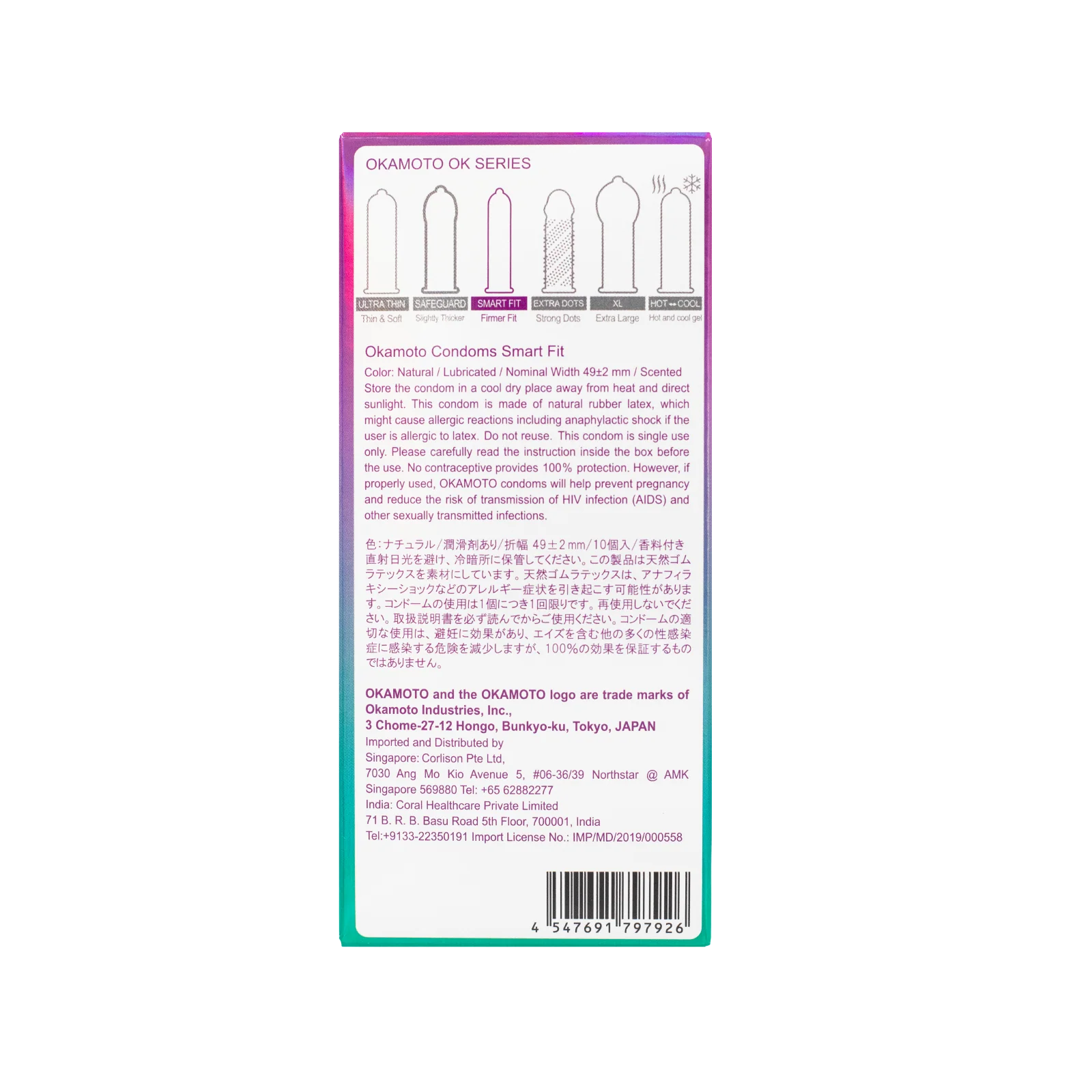 OK Smart Fit Condoms 10s - Image 12