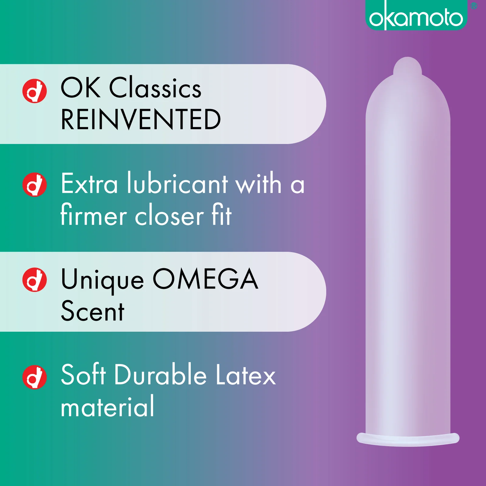 OK Smart Fit Condoms 10s - Image 3