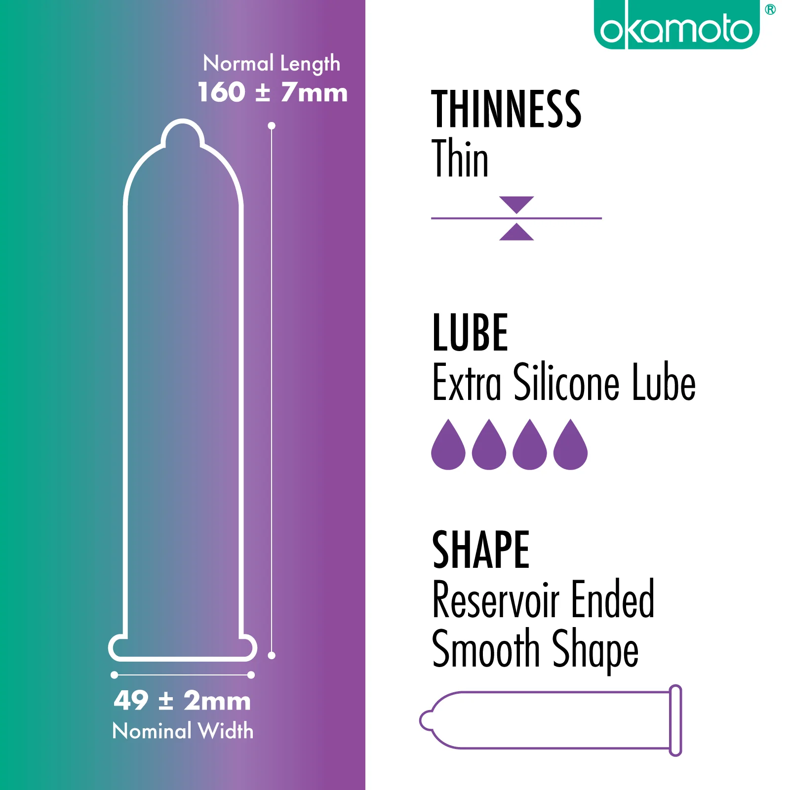 OK Smart Fit Condoms 10s - Image 4
