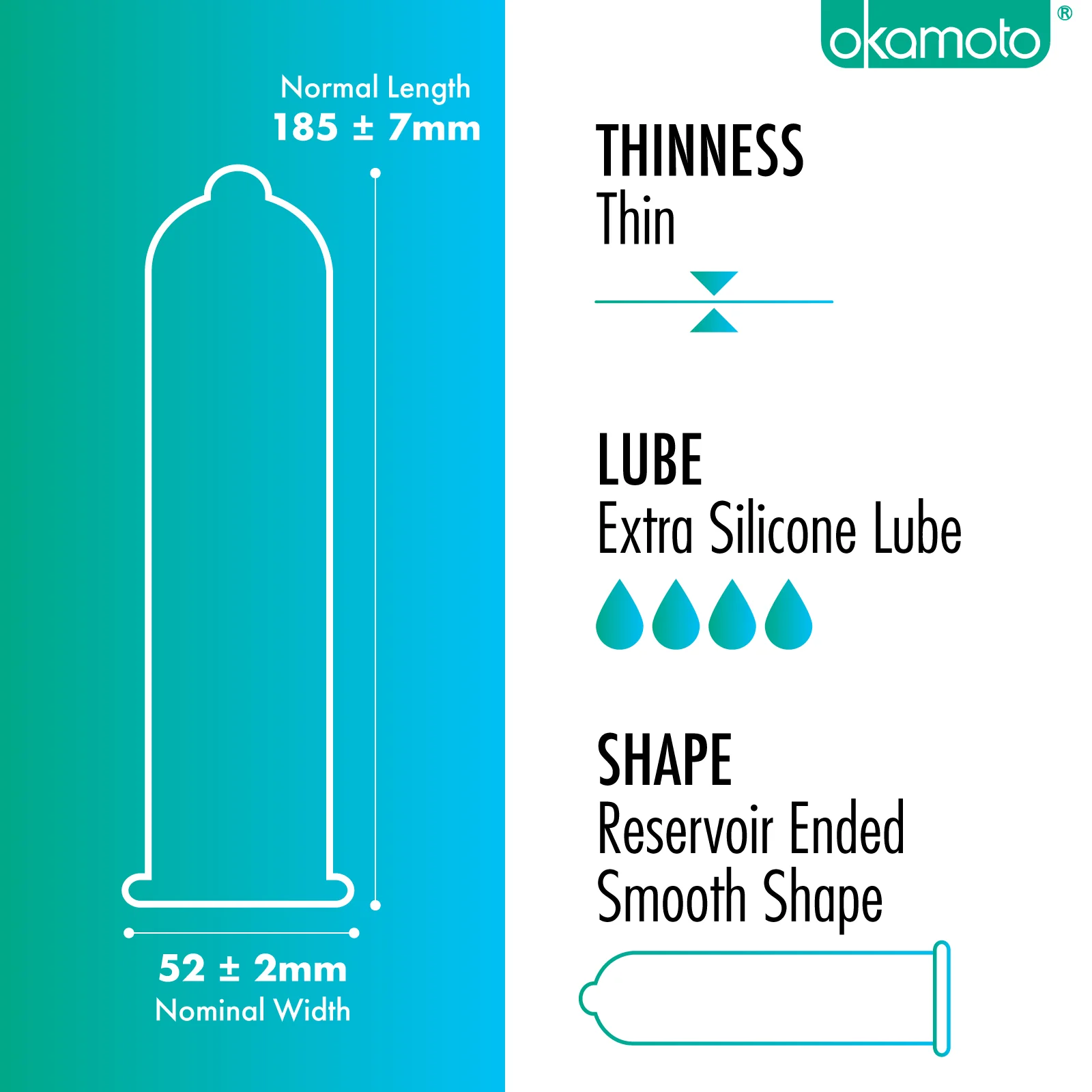 OK Ultra Thin Condoms 10s - Image 4